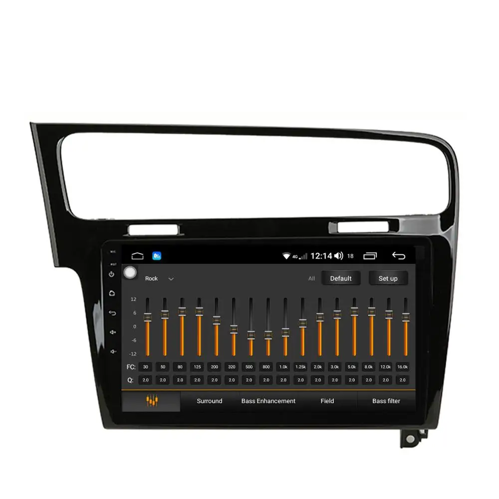COIKA 8 Core Android 8,1 автомобильный gps Сенсорный Стерео 10,1 ''для Volkswagen Golf 7 2013- Navi Google SWC BT PIP 4+ 64G ram wifi AUX