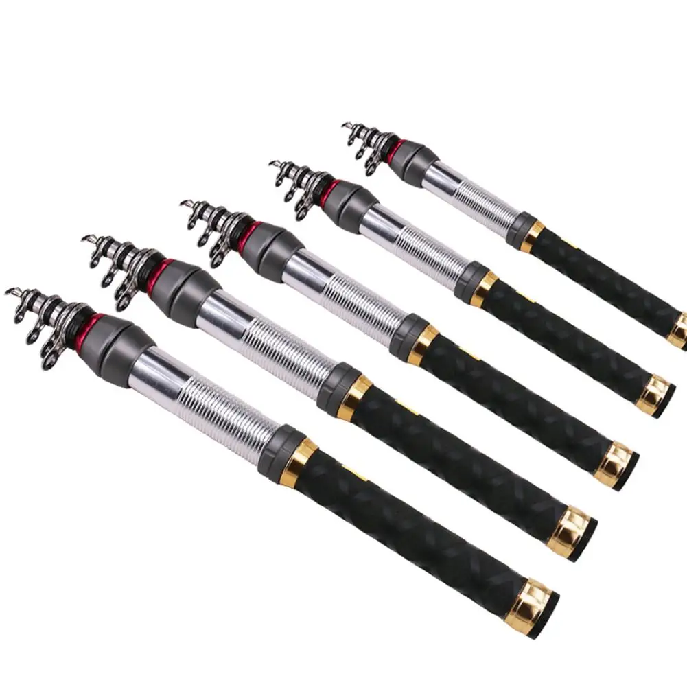 

Pocket Size Telescopic Fishing Rod Carbon Fiber Sea Fishing Rod Pole Retractable Fish Rod