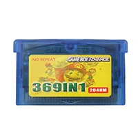32 бит 369 в 1 видеоигра картридж консоль карта на английском языке для Nintendo GBA