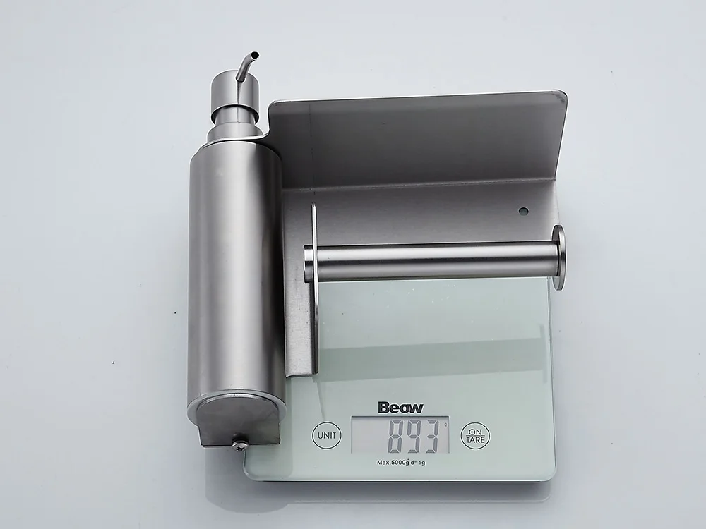 Falangshi дозатор жидкого мыла для ванной комнаты 304 нержавеющая сталь настенный дозатор моющего средства с бумажным держателем полотенцесушитель WB8601