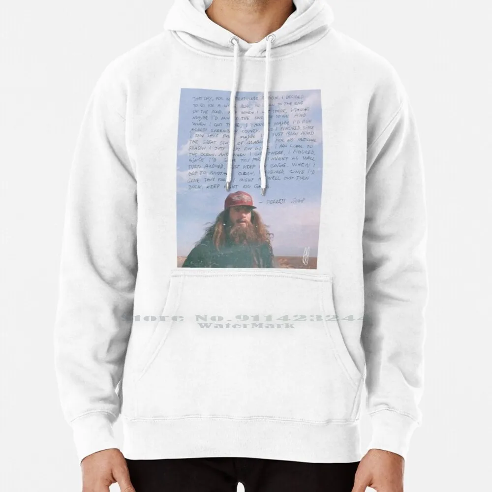 

Gump Hoodie Sweater 6xl Cotton Forrest Gump Movies Quote Oscars Tom Hanks Cinema Women Teenage Big Size Pullover Sweater 4xl