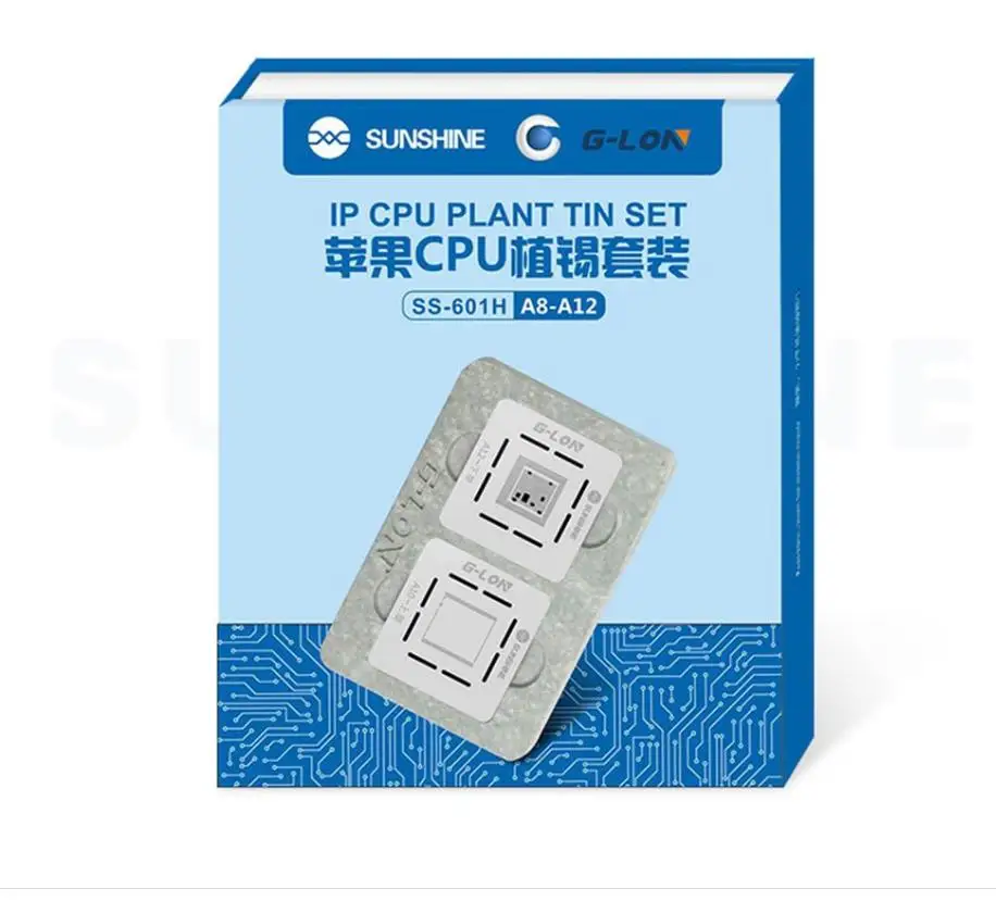 SUNSHINE &amp G-LON SS-601H PCB держатель для iphone A8/A9/A10/A11/A12/A13 процессор завод Олово набор
