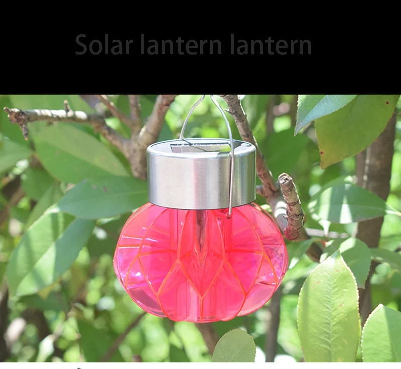 Solar Colorful Hanging Lights LED Light Induction Lawn Garden Lights Daytime Night Illumination Garden Lights