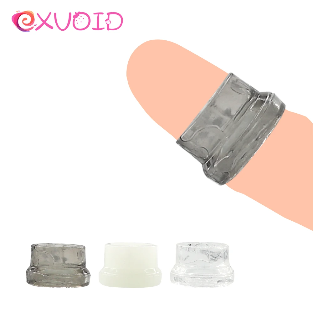 EXVOID 2 шт крайней плоти кольцо для полового члена эрекция секс-игрушки мужчин гей