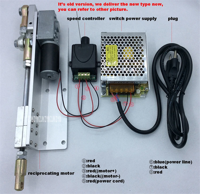 DIY495 DIY возвратно-поступательный прямой двигатель, возвратно-поступательная машина, расширяемый преобразователь, ремень питания, регулятор скорости