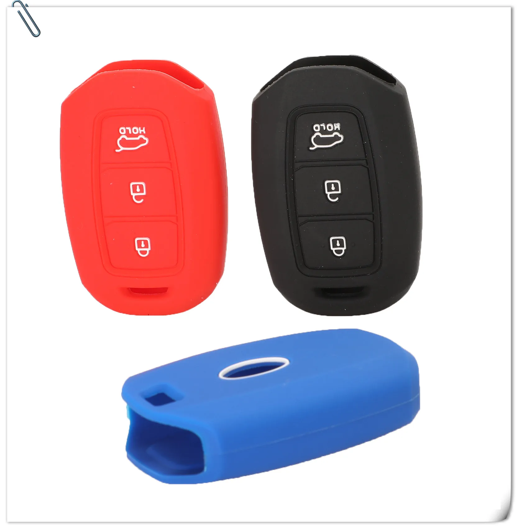 Jingyuqin 30 шт. для hyundai i30 i35 i40 Azera Elantra Solaris Grandeur Ig Accent Santa Fe Fob чехол силиконовый автомобильный пульт дистанционного ключа