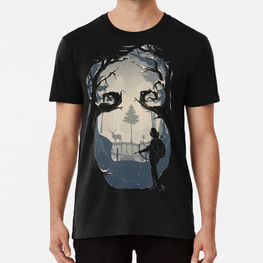 

Winter Hunt T shirt the last of us videogame winter forest bow deer snow tree trees cold