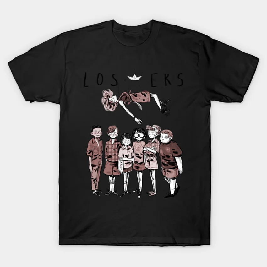Футболка The Losers Club It футболка pennywise Стивен Кинг лоферы клуб клоун иллюстрация