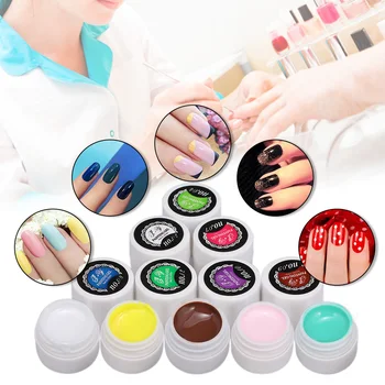 

12 Colors 3D Painting Nail Gel Polish UV LED Gel Painting Drawing Carving Nail Art Design Gel Soak Off UV Gel Varnish DIY Art