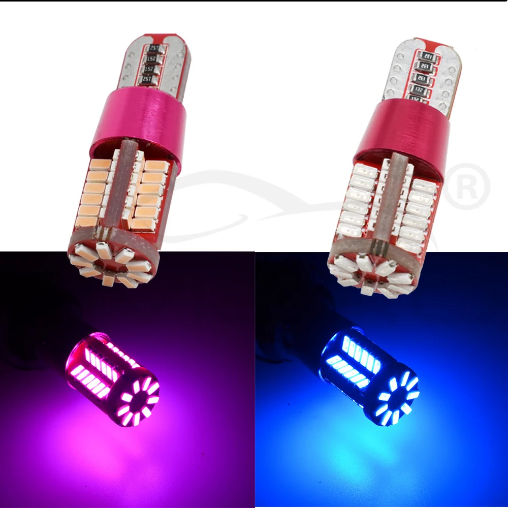 Hviero T10 led 168 192 2825 w5w super bright 57 SMD 3014 LED 57smd CANBUS Auto Wedge marker Light bulb Car Clearance lamp 12V