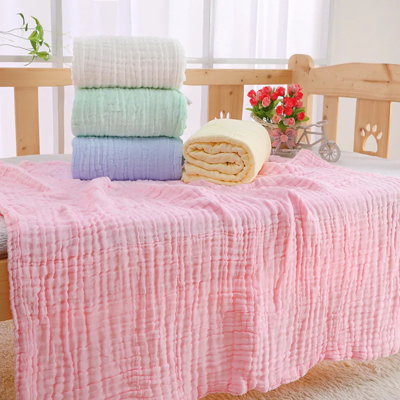 6 слоев хлопчатобумажной ткани детское одеяло s одеяло для новорожденных пеленка одеяло детское одеяло бамбуковые муслиновые пеленальные оптом