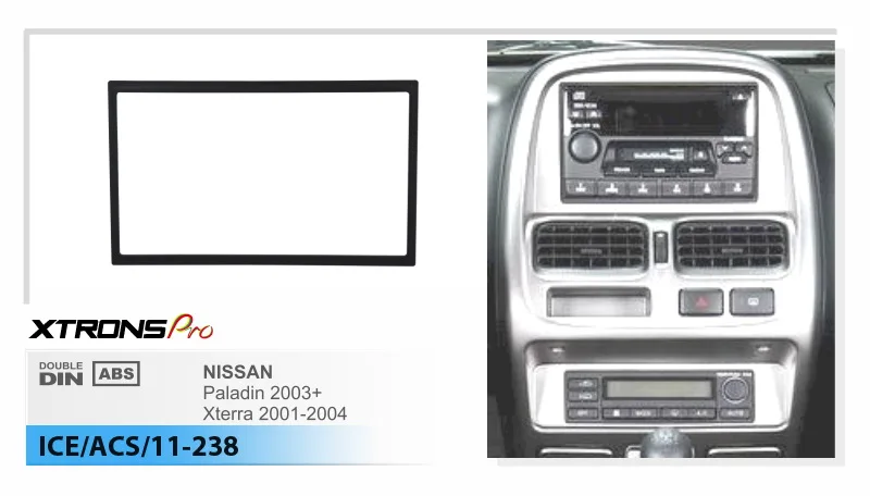Автомобильный монитор Xtrons Audio Dash комплект наборная доска для nissan paladin Xterra стереоустановка фасции CD отделка Лицевая панель DVD рамка 2 DIN