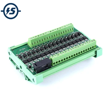 

NPN Signal Converter PLC Protector Transistor Board Input Out NPN PLC Amplifier Module Isolated Transistor Controller 16 Channel