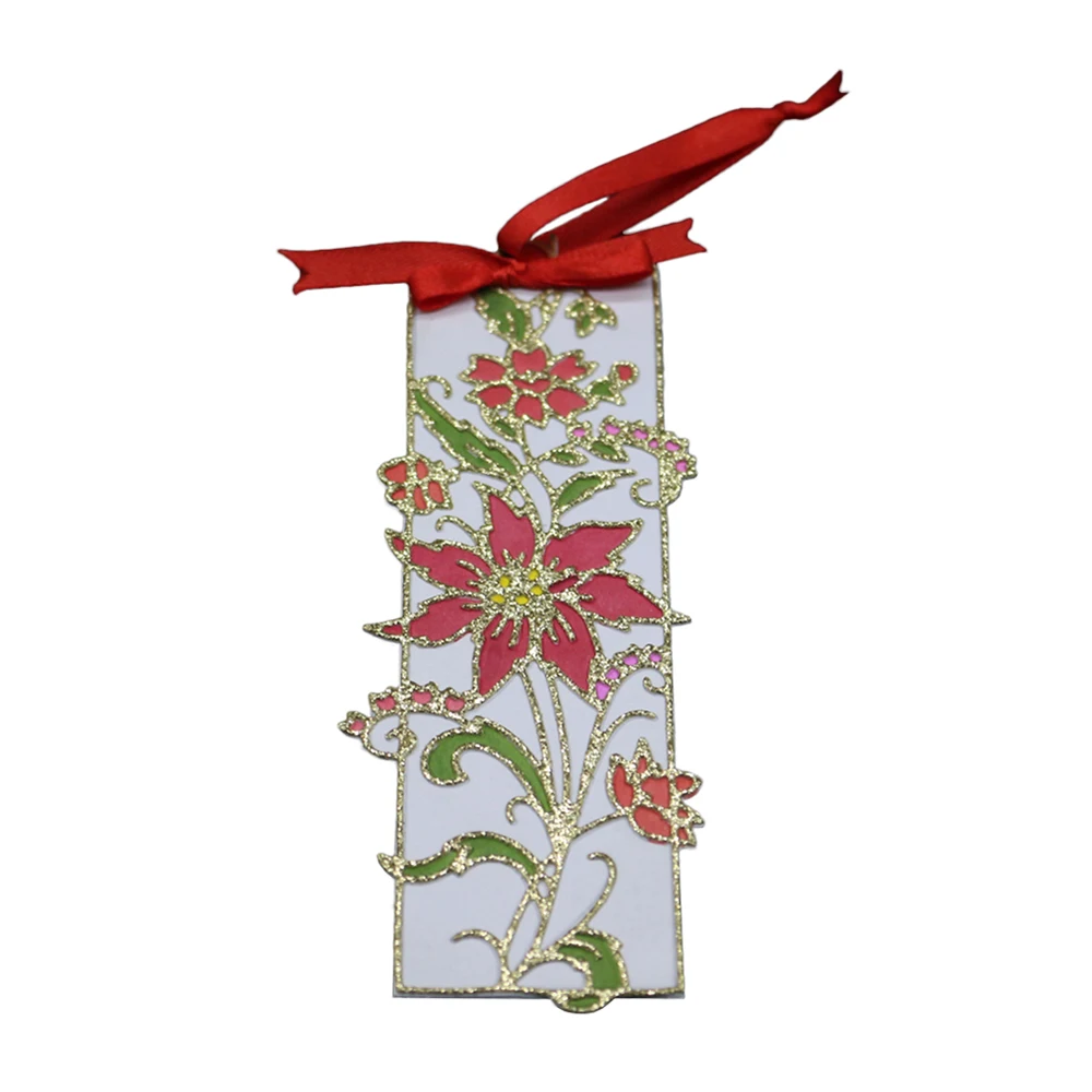  Flower Bookmark Metal Cutting Dies Paper Cards Cut Dies Stencils DIY Invitation Scrapbooking Photo  - 4.0001E+12