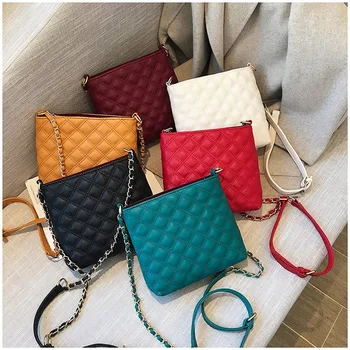 

Women Handbag 2020 New Korean Fashion Casual Plaid Chain Shoulder Messenger Bags Famous Classic Brand Designer Crossbody Bags
