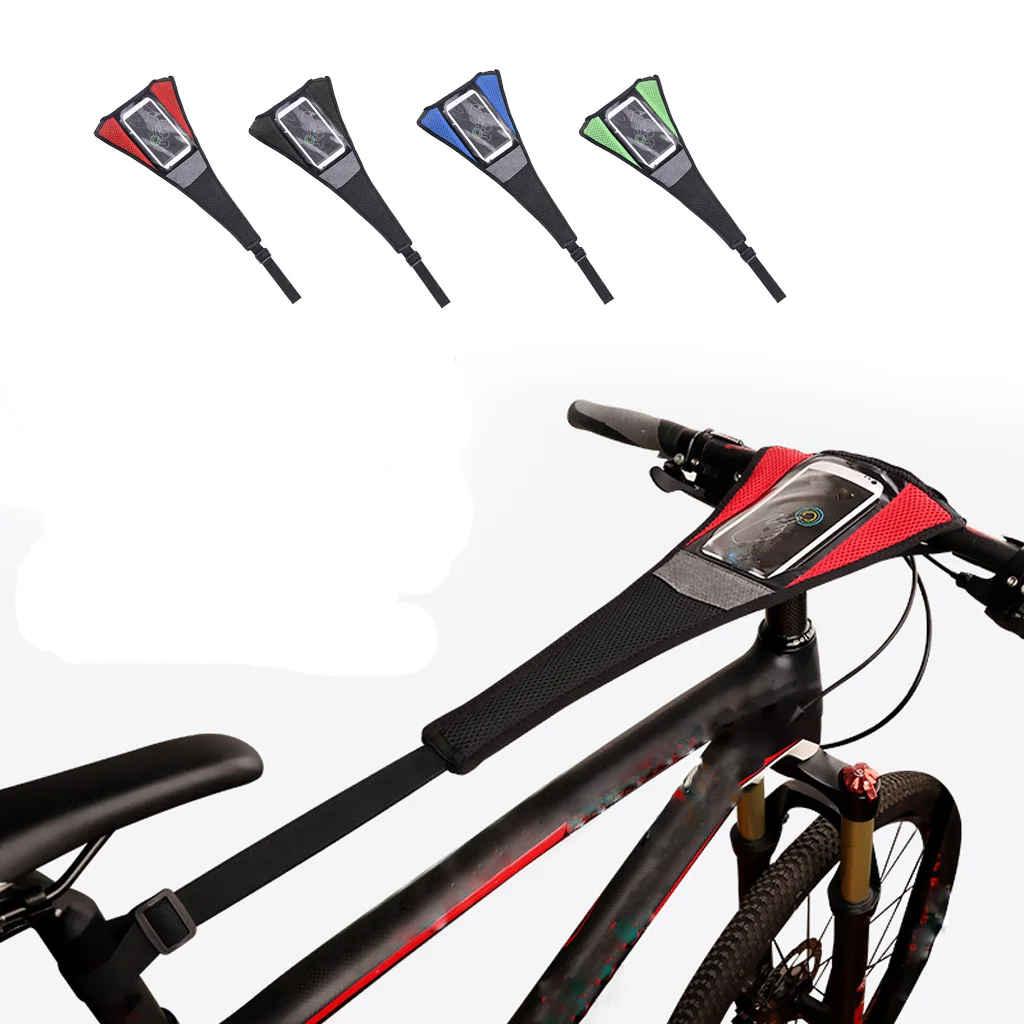 Universal Bike Turbo Roller Trainer Sweat Catcher Net Strap Frame Guard Protector for Stationary Bicycle 55cm