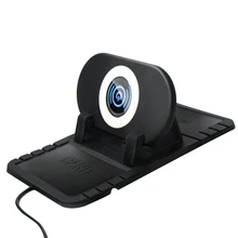 Топ автомобильное Быстрое беспроводное зарядное устройство, держатель для телефона, автомобильный силиконовый держатель для телефона, беспроводное быстрое зарядное устройство, база для зарядки, передатчик