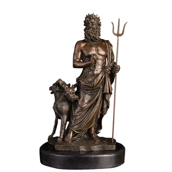 

ArtsHom DS-002 Hades and three dogs Statue Sculpture ancient greek art and sculpture for home decoration