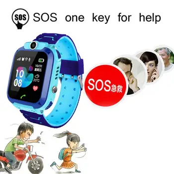 

Q12 Smart Watch LBS Kid SmartWatches Baby Watch 1.44 Inch Voice Chat GPS Finder Locator Tracker Anti Lost Monitor With Box