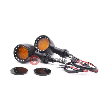 

Retro Motorcycle LED Turn Signals Brake Running Tail Light L9BC
