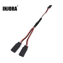 INJORA – Câble en Y d'extesion servomoteur pour modèles JR Futaba RC, disponible en 15 cm, 30 cm, 40 cm, 1 pièce,