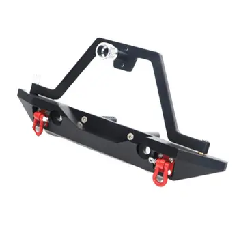 

Hot Aluminum Front Rear Bumper Bull Bar W/ Spare Tire Carrier For 1:10 Axial SCX10 JEEP SCX10 II 90046 90047 TRX-4 TRX4 RC Car