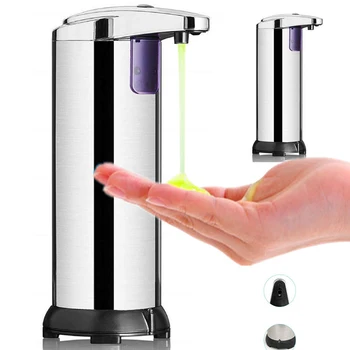 

Automatic Liquid Soap Dispenser Infrared Ray Touchless Bathroom Hand Sanitizer Sensor Dispenser Smart for Kitchen Soap Bottle