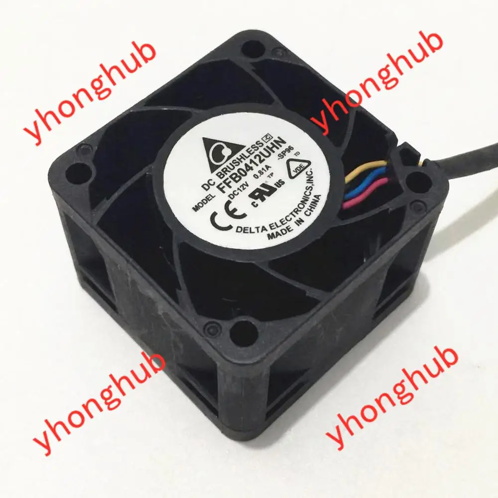 

Delta FFB0412UHN SP96 Server Cooler Fan DC 12V 0.81A 40x40x28mm
