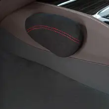 Автомобильное сиденье, подушка для ног, Кожаная подушка для ног, для BMW серии, удобный наколенник, поддержка бедра