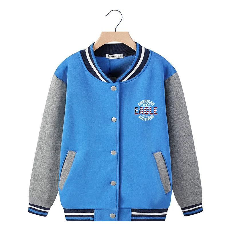

Fat Men CHILDREN'S Jacket Big Boy Spring And Autumn Tops Plus-sized Children Loose-Fit Hoodie School Uniform Zip-up Shirt round