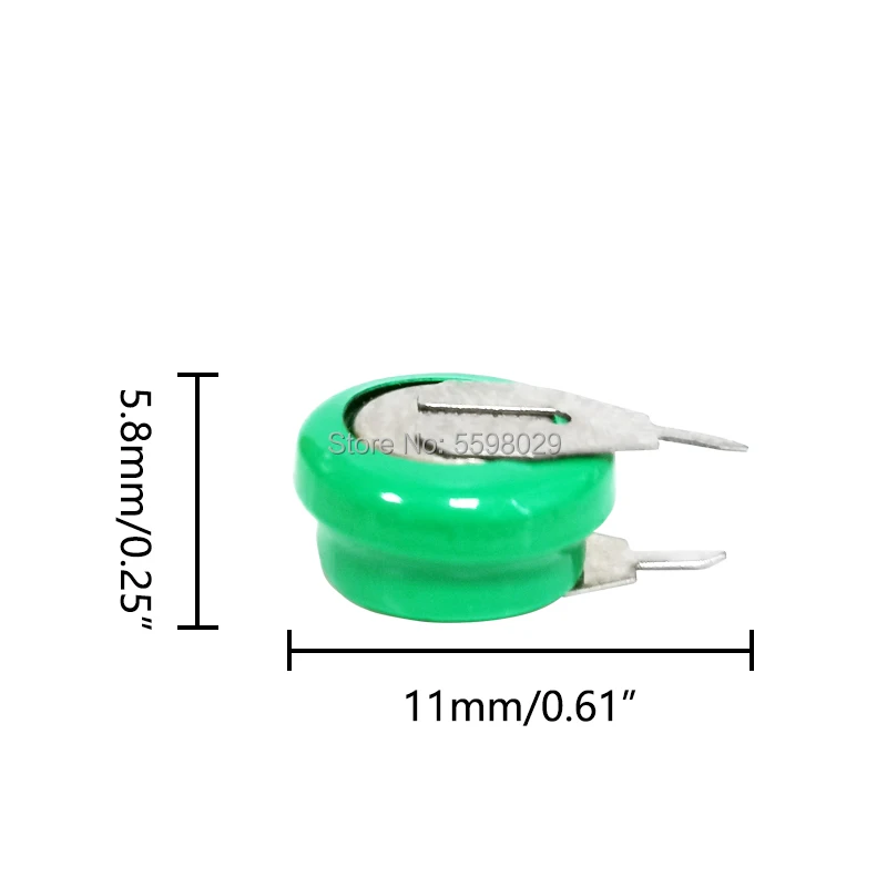 1.2v 40mah Rechargeable Button Cell Rechargeable Button Cell