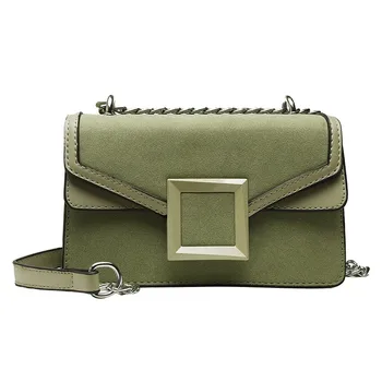 

Women's Fashion Bag Frosted Fabric Purse Patchwork Casual Hasp Bag Shoulder Bag European And American Wild Crossbody Bags 1212