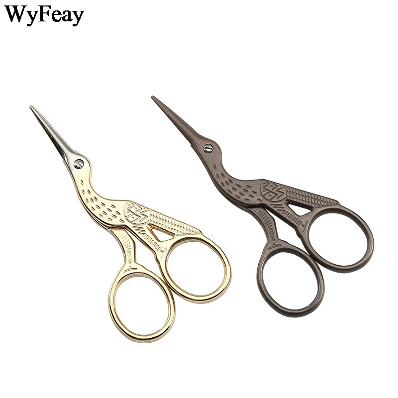 3.5" 4.5" Crane Cross Stitch Retro Classic Vintage Antique Embroidery Sewing Stainless Steel Tailor Scissor Handicraft Fabric sewing scissors,tailor scissors,craft scissors,sewing supplies