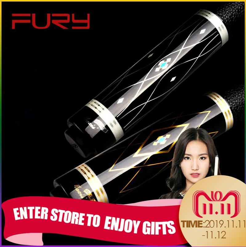 FURY MS Series Billiard Pool Cues Stick Kits 13mm Tips Cue with Case Set Offer Combination Professional 2019 | Спорт и развлечения