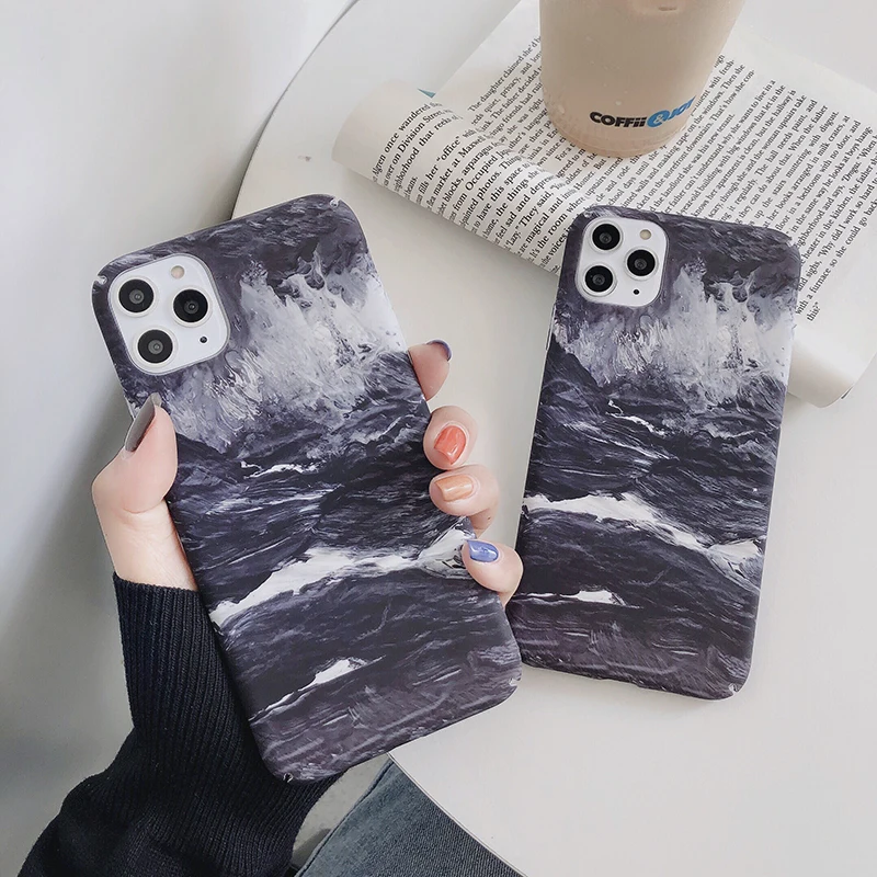 Жесткий ПК чехол для huawei P20 P30lite Mate20 30 Pro Nova 3i 5 5i черного цвета с ребристой поверхностью чехол для Honor 10lite 20i 20Pro V20 8X 9X Y9 играть