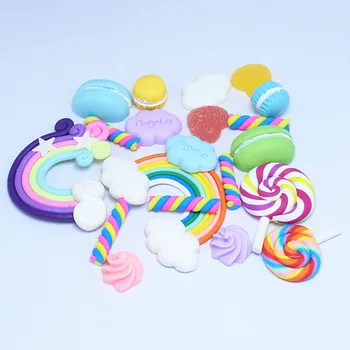 

20Pcs Plastic Variety Rainbow Children Manual Working Scrapbook DIY Mobile Phone Case/Stationery Box/Children's Hair Accessories