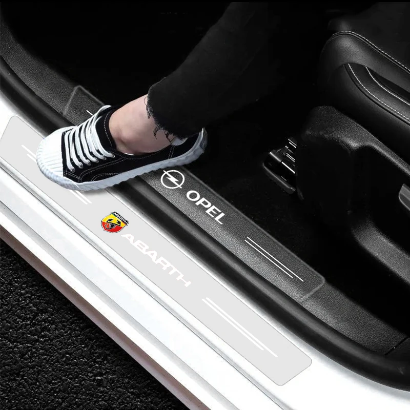 4Pcs New Car Threshold Transparent Protection Sticker For Buick Avenir Enclave Century Regal Encore Lacrosse HRV XT GL6 Cascada