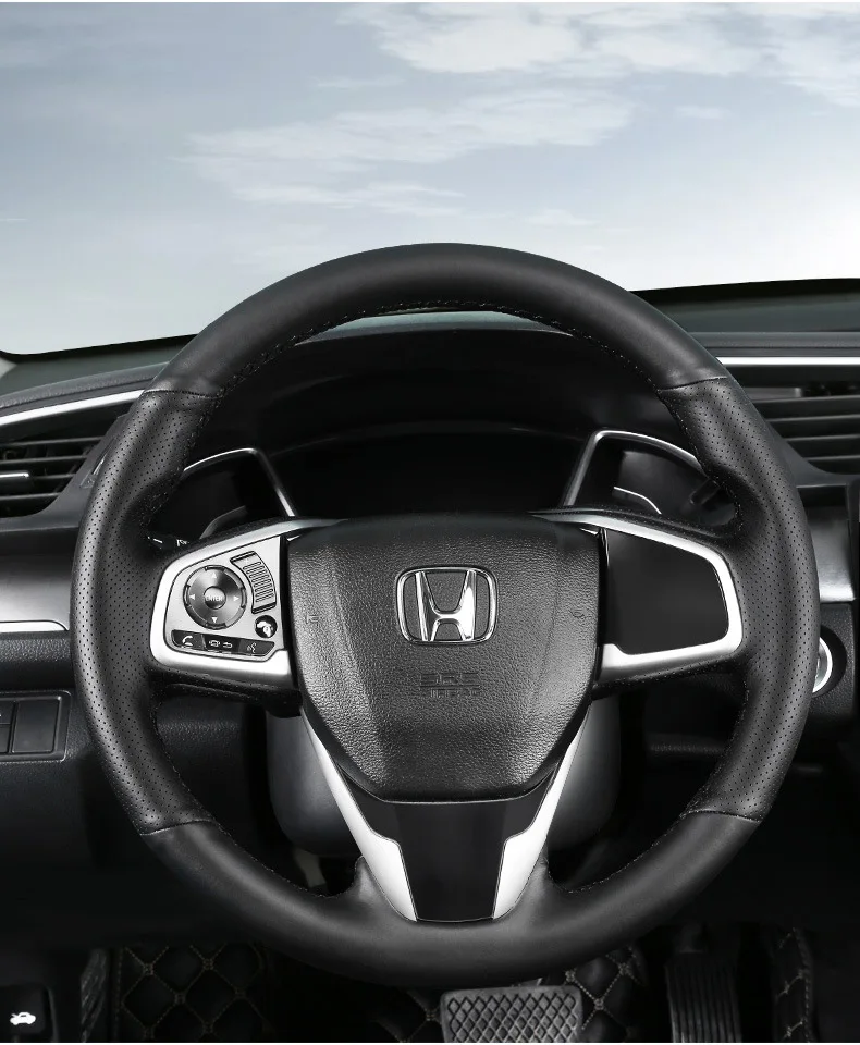 Подходит для Honda CRV крышка рулевого колеса 17-19- CRV Sew Grip Cover четыре сезона общего назначения отделка интерьера аксессуары