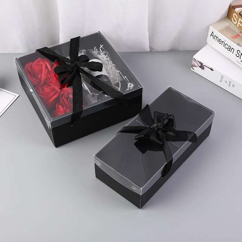 

Square Candy Box Wedding Supplies Candy Box Bags Towel Gift Box Trash Flower Box New Year Birthday Party Gift Box Packaging Bag