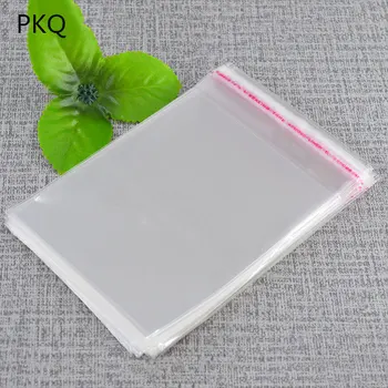 

100pcs 50x70cm OPP Self Adhesive Transparent Plastic Bags Jewelry Packaging Bags Cello Cellophane Gift Bags Storage Pouches