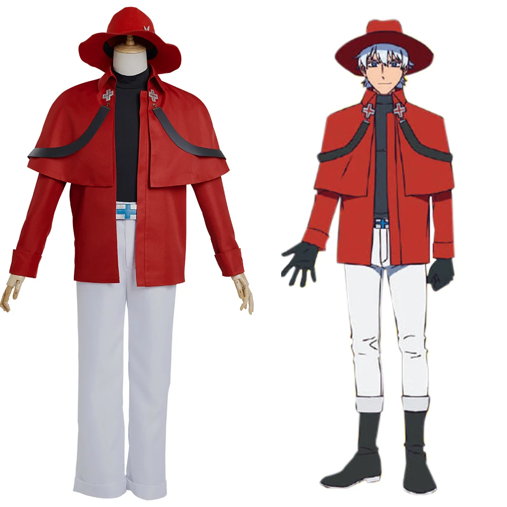 

Anime The Vampire Dies in No Time Ronald Cosplay Costume Coat Outfits Halloween Carnival Suit