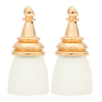 

2 Pcs/1 Set False Nail Display Stand Nail Art Assistant Holder Practical Rhinestone Base for Store (White)