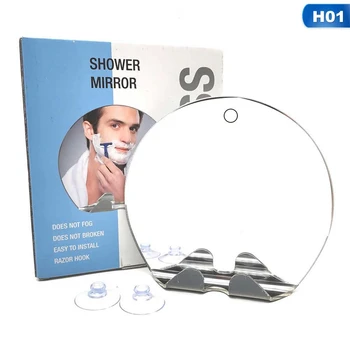 

New Round Anti-fog Anti-drop Bathroom Mirror Hanging Shaver Anti-fog Travel Mirror