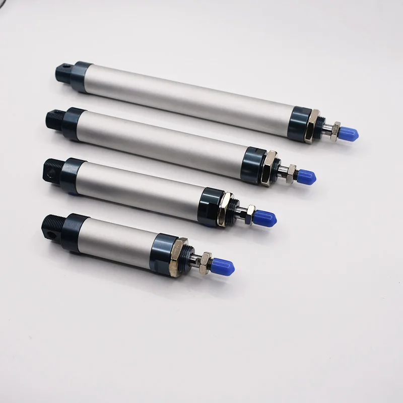 Aluminum Alloy MAL Type Aluminum Alloy Pneumatic Cylinder 20mm Bore 25-50mm Stroke Single Rod Mini Air Cylinder