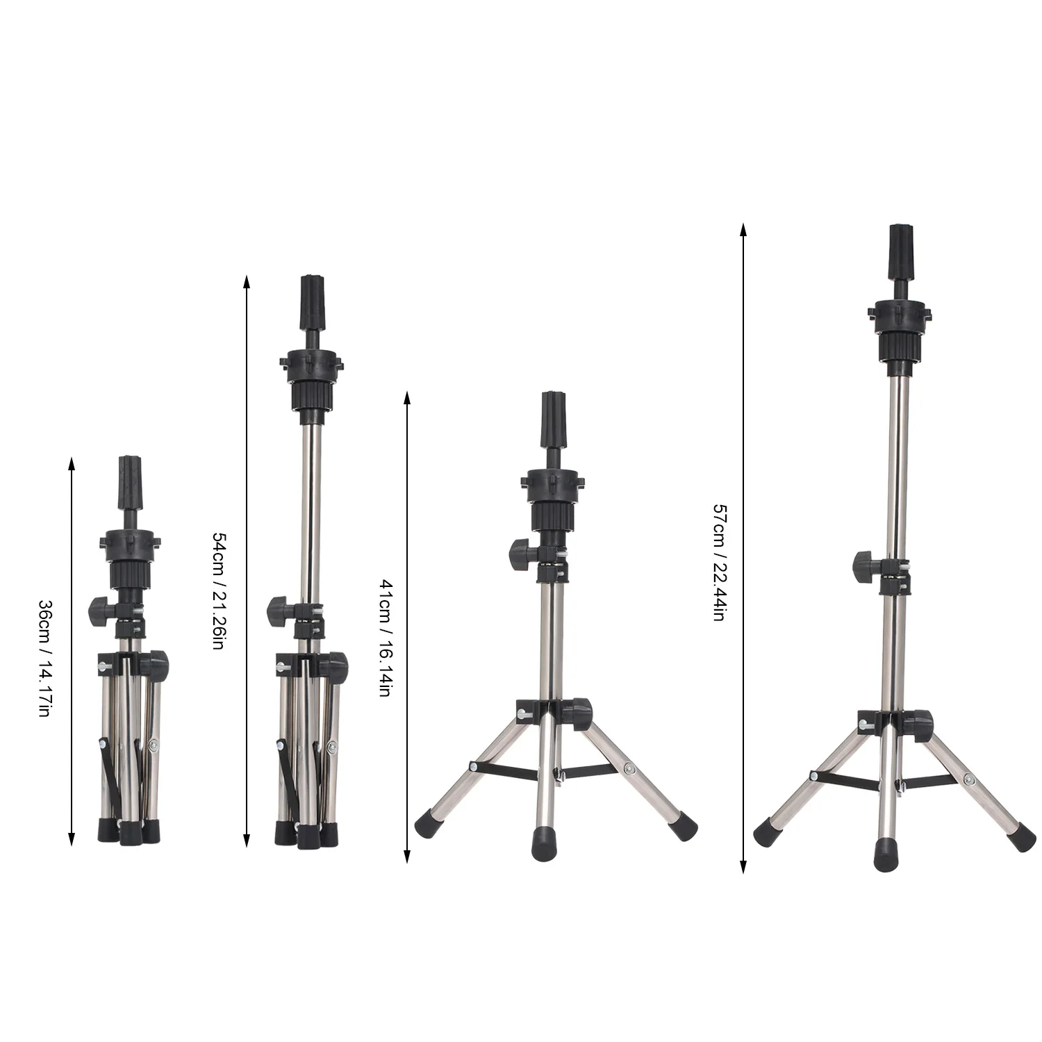 Регулируемый штатив для парика подставка держатель алюминиевый сплав для обучения головы Парикмахерская Подставка-манекен салон зажим для волос