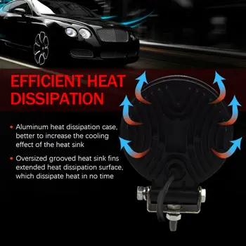 

Fog lamp Working Lights Driving 4X4 Tractor Replacement LED Flood Beam