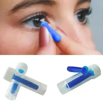 

RGP Plunger Soft Hard lens Inserter Remover Soft Silicone Suction Stick Easy to Use High Suction Round Head Solid Design rod