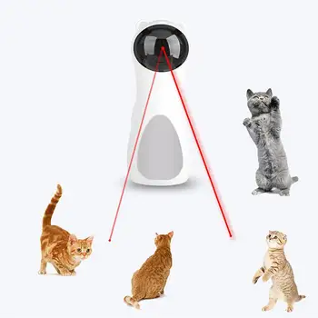 

Pet Cat LED Laser Toys USB Charge Multi-Angle Automatic Cat Exercise Training Entertaining Funny Rotating Toy Pet Supplies