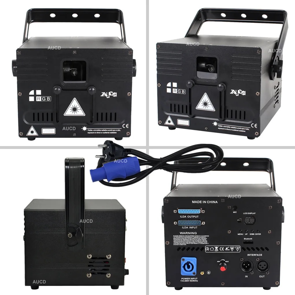 1 Вт DMX ILDA RGB сканер цветной анимационный белый лазерный проектор Luces Beam DJ огни