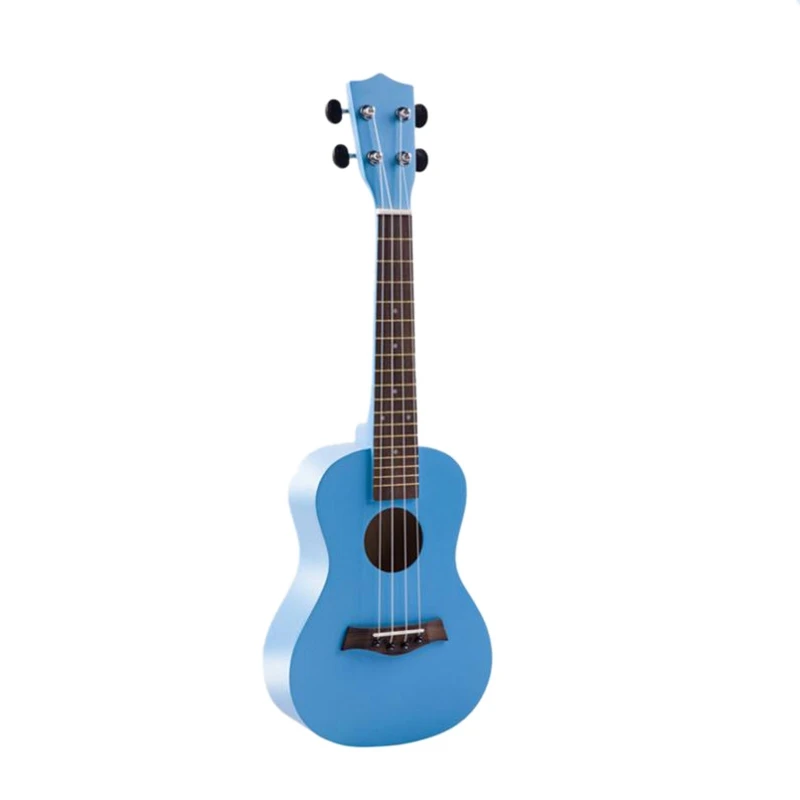 

23 Inch Wooden Soprano Ukulele Beginner Hawaii 4-String Guitar Ukelele + String + Pick Suitable for Both Beginners and Children